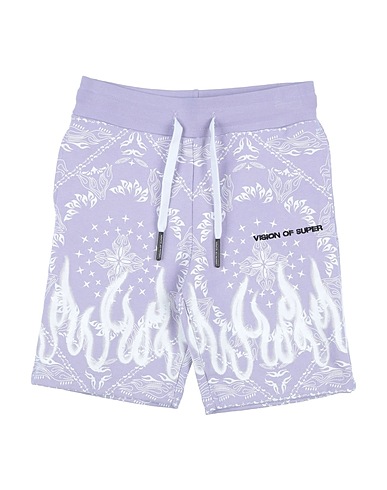 VISION OF SUPER Shorts & Bermuda Lilac 100% Cotton