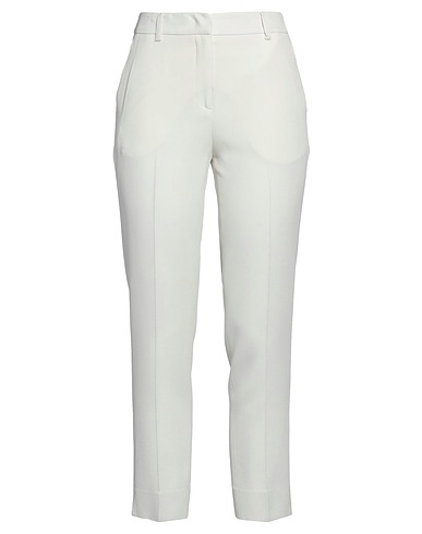 TRUSSARDI Casual trouser Off white 68% Viscose, 32% Virgin Wool