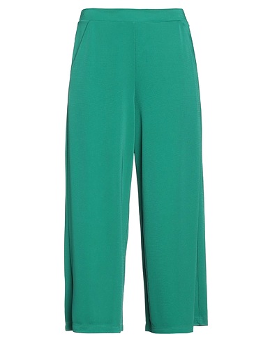 SEVENTY VENEZIA Casual trouser Green 94% Polyester, 6% Elastane