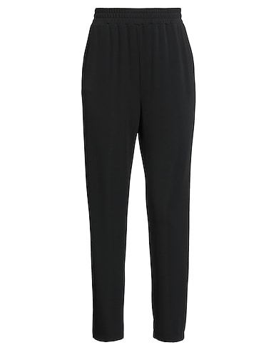 SEVENTY VENEZIA Casual pants NERO 94% Polyester, 6% Elastane