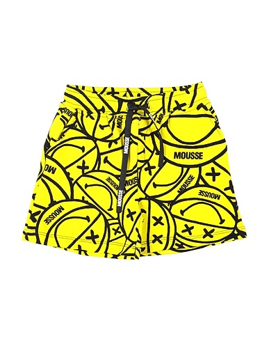 MOUSSE DANS LA BOUCHE Shorts & Bermudas Gelb 100% Baumwolle