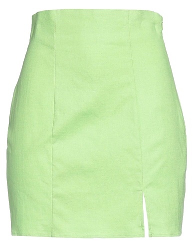 NA-KD Minigonna Verde lime 56% Lino, 42% Viscosa, 2% Elastan