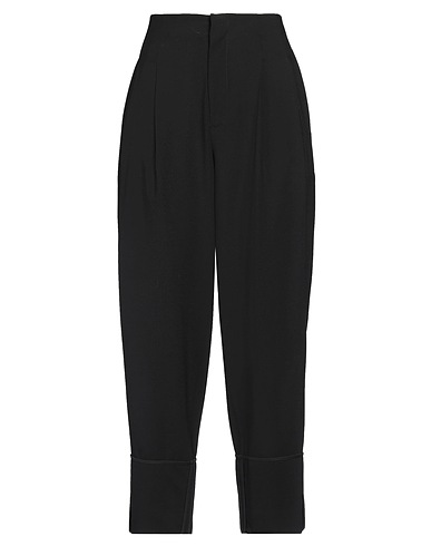 LORENA ANTONIAZZI Casual trouser Black 96% Virgin Wool, 4% Elastane