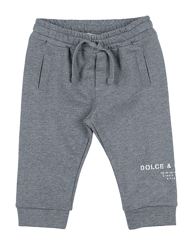 DOLCE&GABBANA Casual pants Grey 100% Cotton, Polyamide