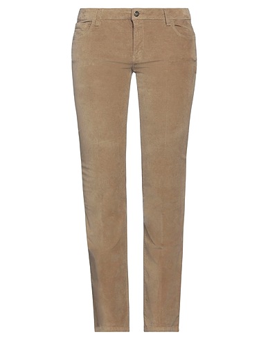 FRACOMINA Casual trouser Khaki 98% Cotton, 2% Elastane