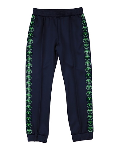 MOSCHINO TEEN Casual trouser Navy blue 95% Polyester, 5% Elastane