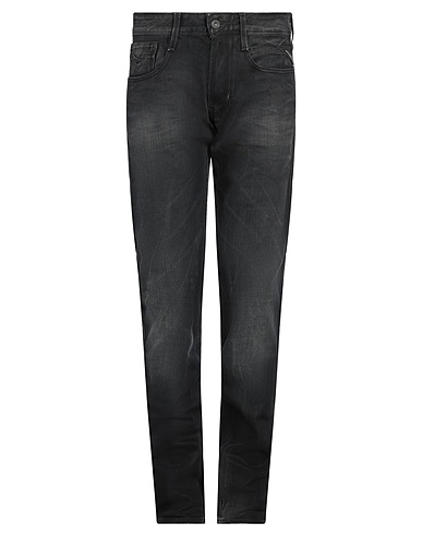 REPLAY Denim pants Charcoal 98% Cotton, 2% Elastane