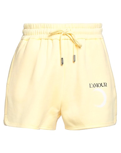 MAJE Pantalone felpa Giallo pastello 100% Cotone, Poliestere