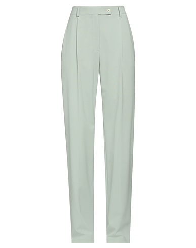 ALBERTA FERRETTI Casual trouser Sage green 53% Polyester, 44% Virgin Wool, 3% Elastane