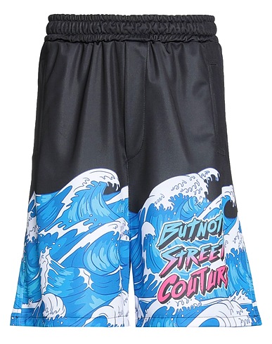 BUT NOT Shorts & Bermuda Nero 100% Poliestere