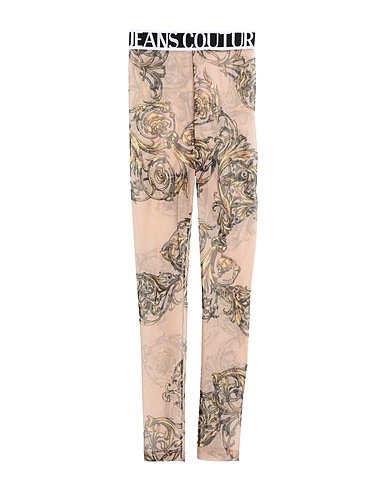 VERSACE JEANS COUTURE Leggings Beige 100% Polyester