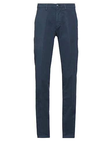 MASON'S Casual trouser Navy blue 97% Cotton, 3% Lycra®