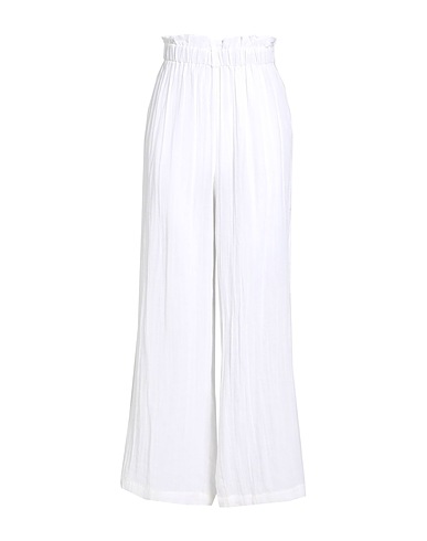 TOPSHOP Casual trouser White 100% Cotton