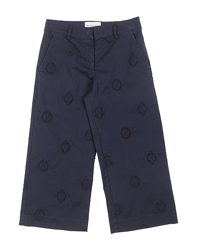 ERMANNO SCERVINO JUNIOR パンツ ミッドナイトブルー コットン 97% / ポリウレタン 3%