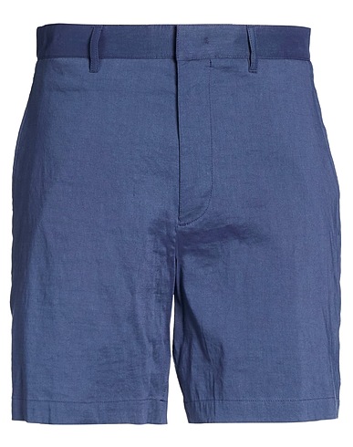 THEORY Shorts & Bermuda Midnight blue 62% Linen, 36% Viscose, 2% Elastane