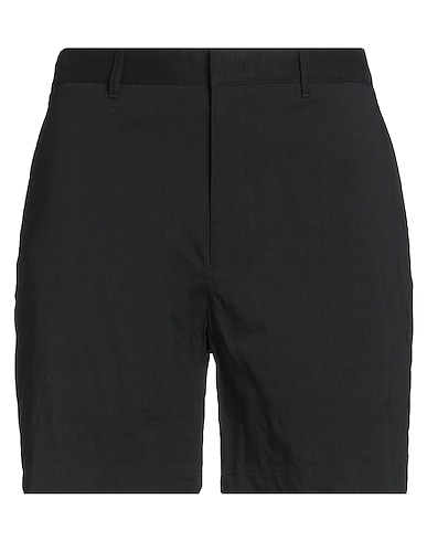 THEORY Shorts & Bermuda Black 62% Linen, 36% Viscose, 2% Elastane
