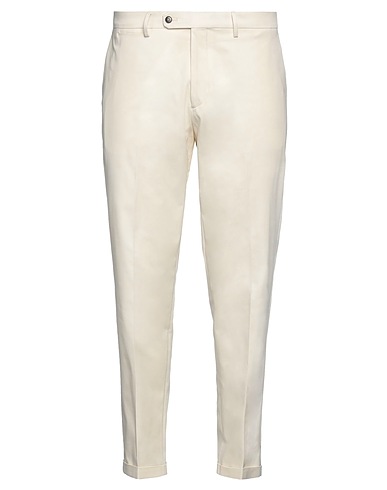 MICHELE CARBONE Chinos Cremeweiß 97% Baumwolle, 3% Elastan