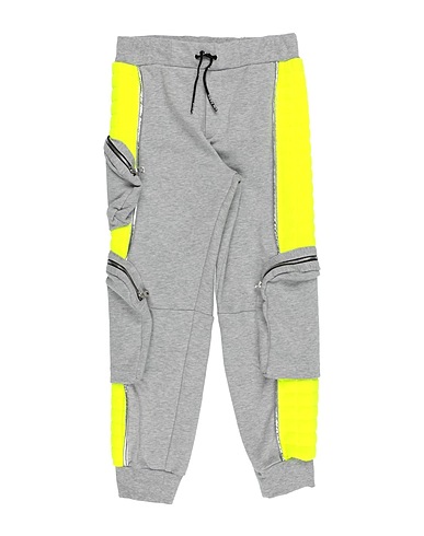 BALMAIN Casual trouser Light grey 100% Cotton, Polyester, Viscose