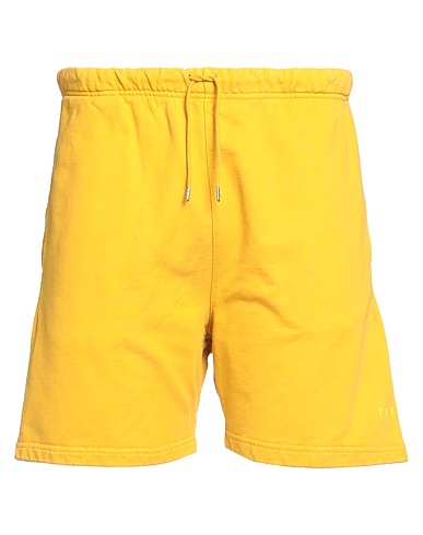 PAURA Shorts & Bermuda Mustard 100% Cotton