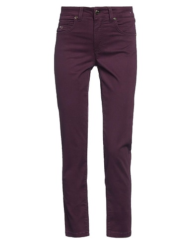 MARANI JEANS Casual trouser Plum 98% Cotton, 2% Elastane