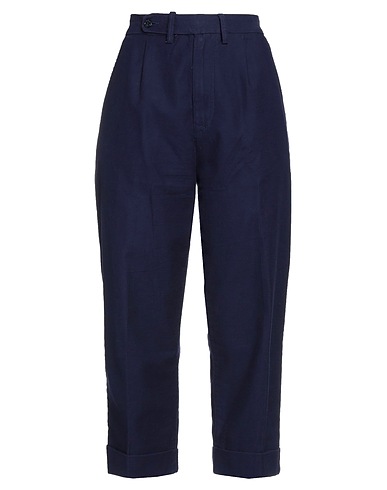 CYCLE Casual pants Midnight blue 100% Cotton