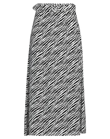 FAITHFULL Midi skirt White 100% Rayon