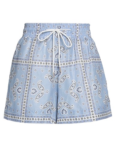 SANDRO Shorts & Bermuda Celeste 62% Lino, 38% Viscosa
