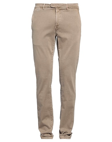 TRAMAROSSA Denim pants Taupe 87% Cotton, 9% Polyester, 4% Elastane