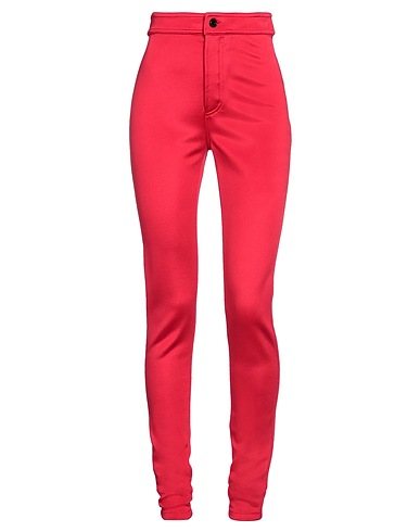 SAINT LAURENT Casual trouser Red 86% Viscose, 10% Polyamide, 4% Elastane