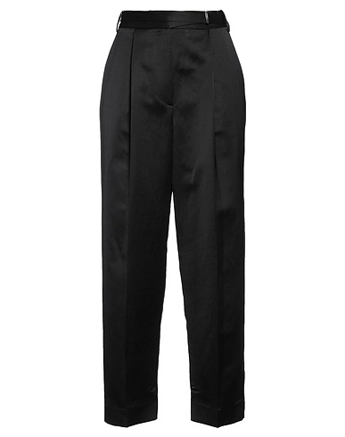 PARTOW Casual trouser Black 54% Viscose, 46% Linen