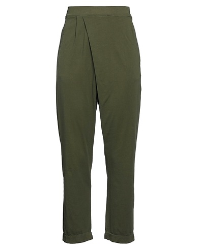 ALESSIA SANTI Casual trouser Military green 100% Cotton