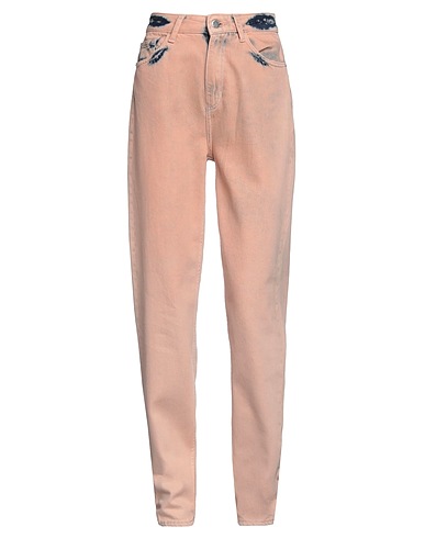 EMPORIO ARMANI Denim trousers Pink 100% Cotton