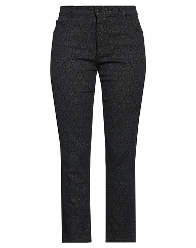 MARANI JEANS Denim trousers Lead 72% Cotton, 27% Polyester, 1% Elastane