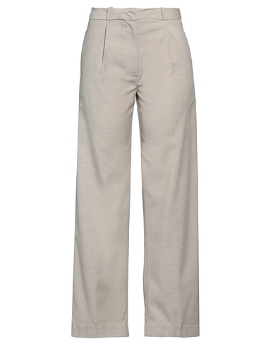 LOW CLASSIC Casual trouser Beige 65% Polyester, 25% Rayon, 10% Wool