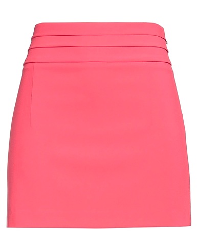 PATRIZIA PEPE SERA Mini skirt Coral 89% Polyester, 11% Elastane