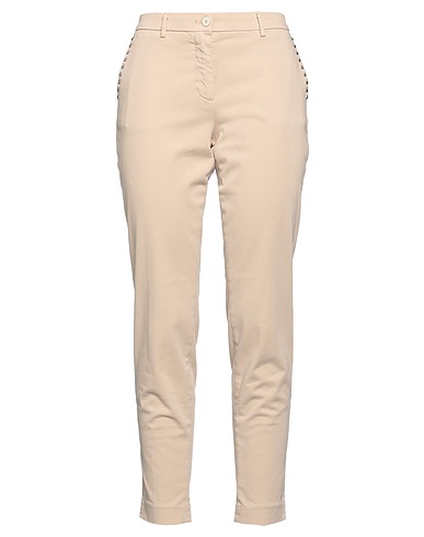 MASON'S Casual trouser Beige 97% Cotton, 3% Elastane