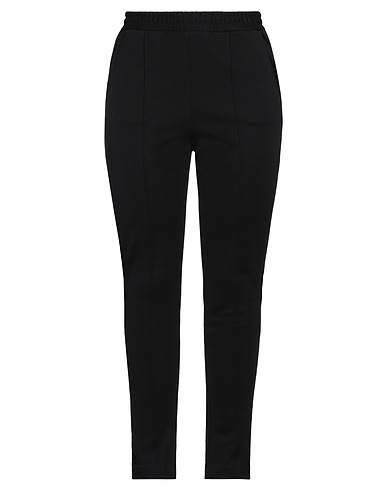 WINDSOR. Pantalon Noir 92% Coton, 8% Polyamide