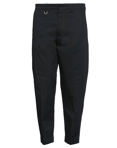 PAOLO PECORA Casual trouser Black 97% Cotton, 3% Elastane