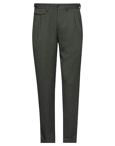 LIU •JO MAN Casual trouser Military green 82% Polyester, 17% Viscose, 1% Elastane