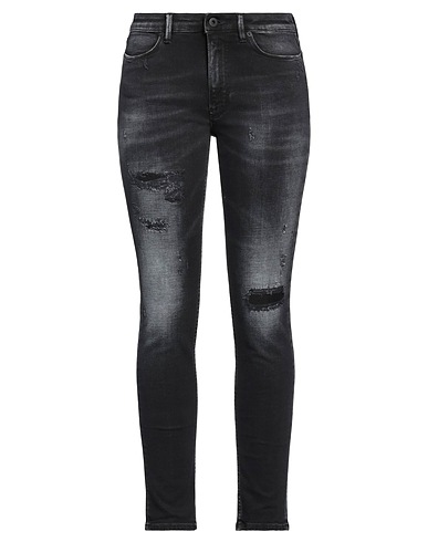 DONDUP Denim trousers Black 97% Organic cotton, 3% Elastane