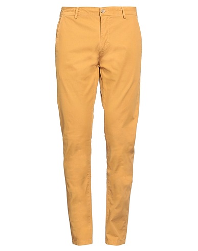 YAN SIMMON Casual pants Camel 97% Cotton, 3% Elastane