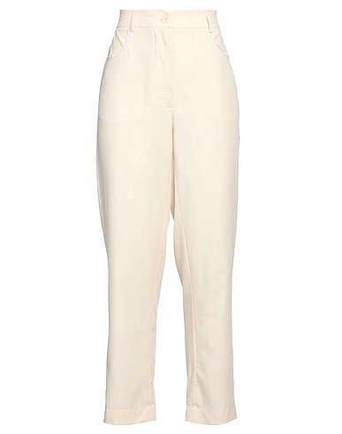 MOMONÍ Casual trouser Cream 77% Lyocell, 23% Polyester