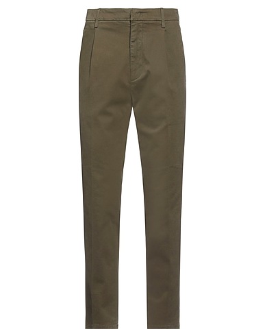 DONDUP Pantalone Verde militare 98% Cotone, 2% Elastan
