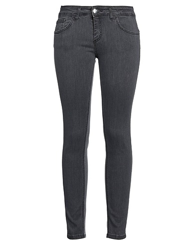 ANIMAGEMELLA Denim pants Grey 93% Cotton, 5% Elastomultiester, 2% Elastane