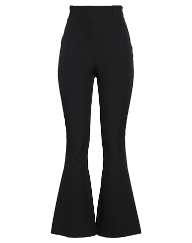 GRIFONI Casual trouser Black 70% Viscose, 19% Polyester, 11% Elastane