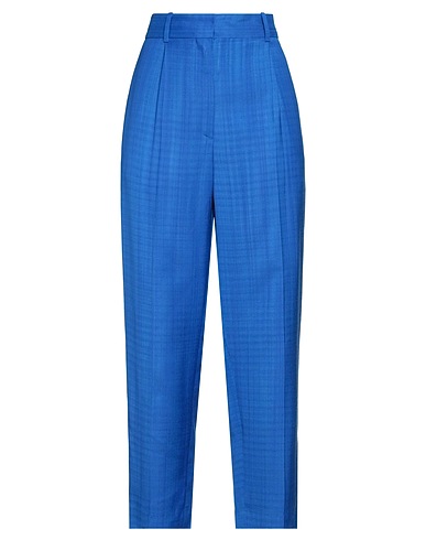 SANDRO Casual trouser Bright blue 100% Viscose