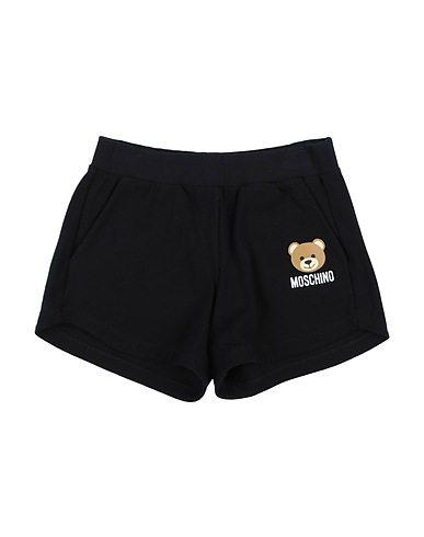 MOSCHINO TEEN Shorts & Bermuda Nero 95% Cotone, 5% Elastan