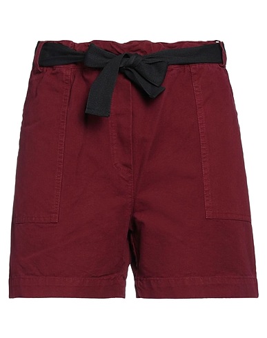 KAOS JEANS Shorts & Bermuda Burgundy 100% Cotton