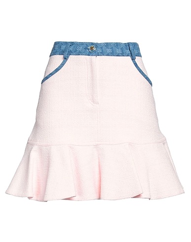 SANDRO Mini skirt Light pink 49% Cotton, 25% Viscose, 20% Acrylic, 6% Polyamide