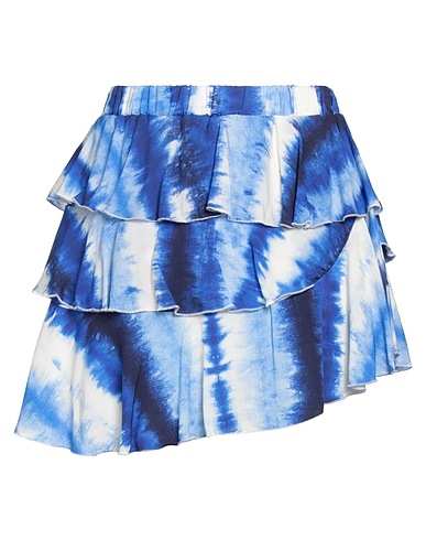 VICOLO Mini skirt Blue 100% Cotton